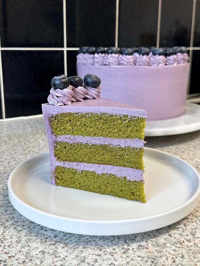 Matcha Cake: Professional Recipes Matcha Cake with Lemon Buttercream
