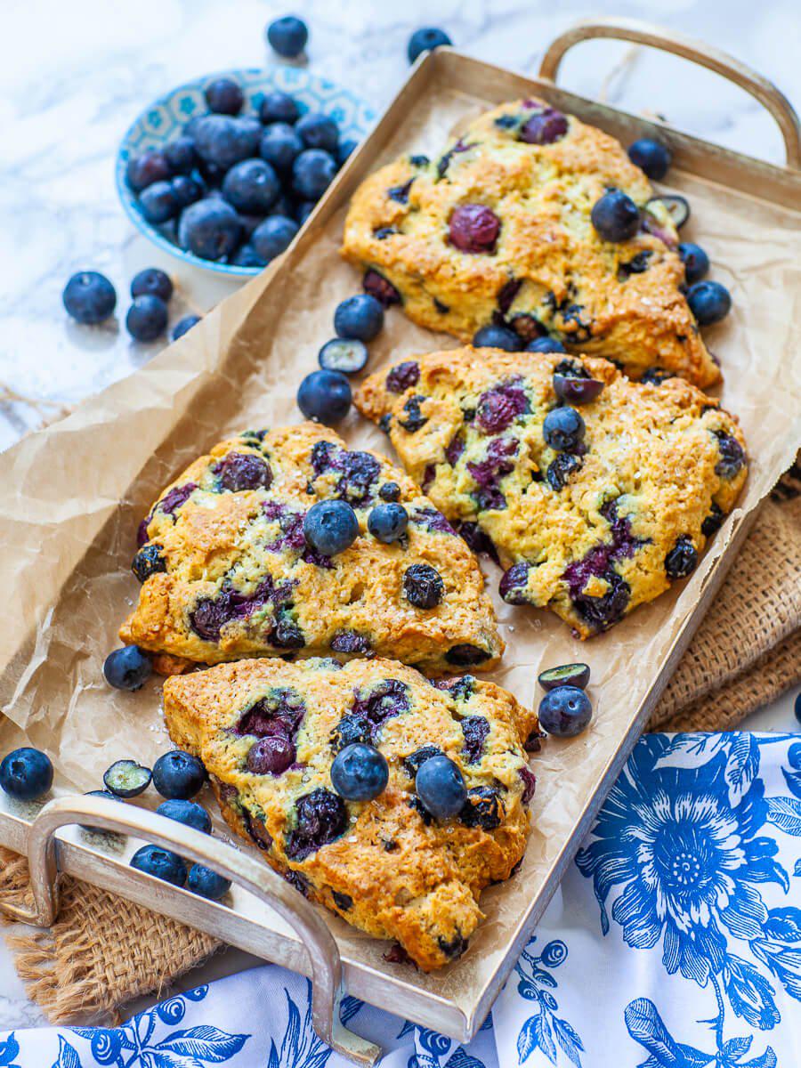 Blueberry Scones: Professional Recipes The Best Fresh Blueberry Scones