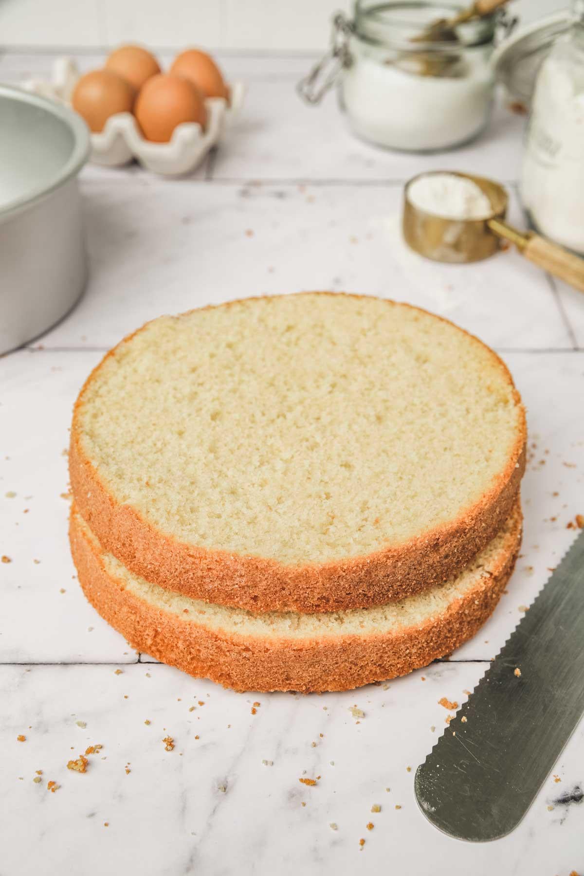 Vanilla Sponge Cake / Cake Only