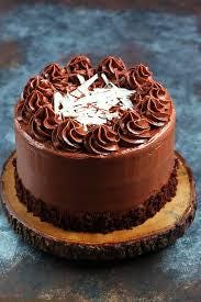 8 inch High Ratio Chocolate Cake with Whipped Ganache
