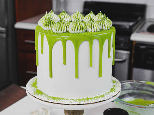 Matcha Cake: Professional Recipes Matcha Cake with Lemon Buttercream