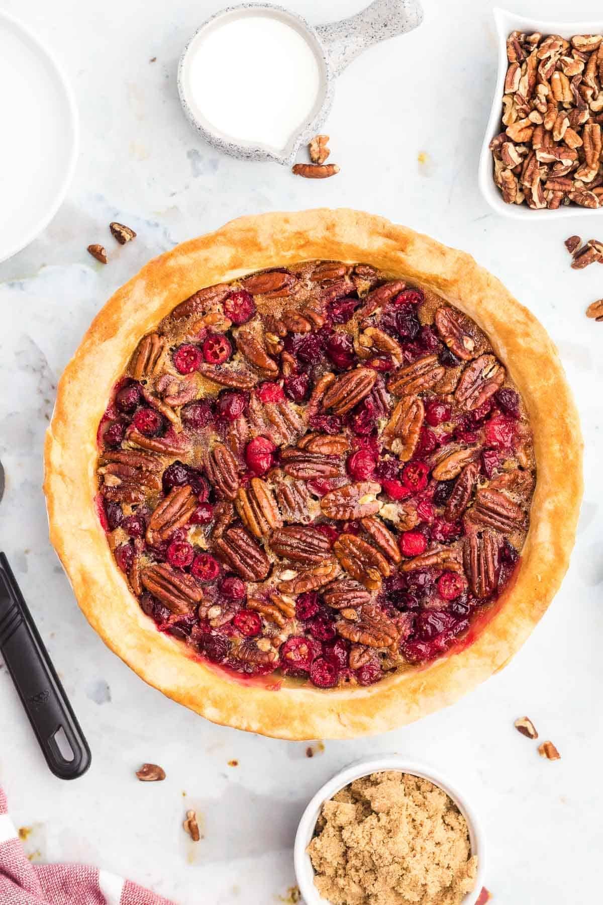 Pecan Cranberry Tart: Professional Pastry Recipes Pecan Cranberry Tart