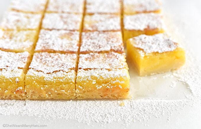 Lemon Bars: Professional Recipes Fresh Lemon Bars Cookie