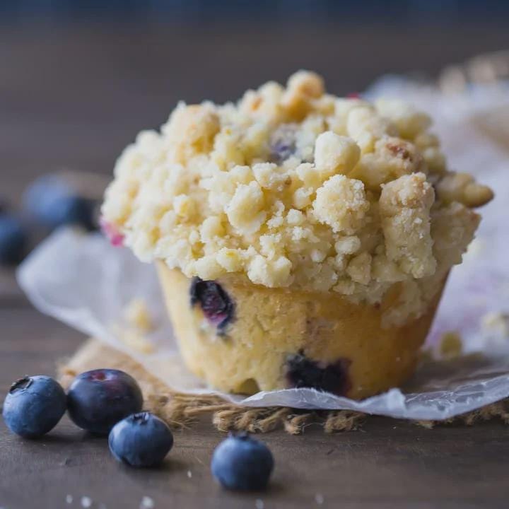 Blueberry Muffins with Strusel Topping: Professional Recipes Amazing Blueberry Muffins with Strusel Topping