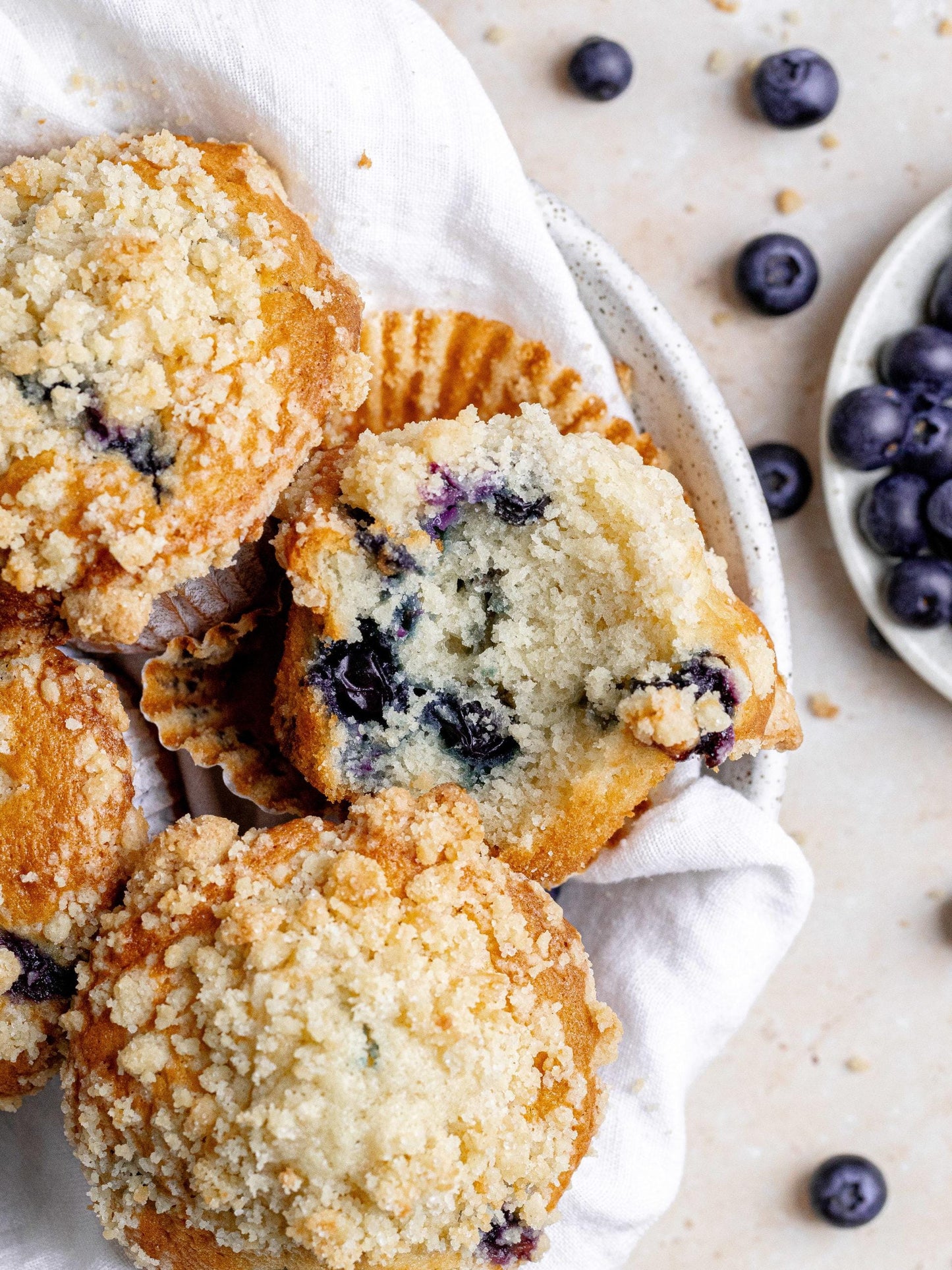 Blueberry Muffins with Strusel Topping: Professional Recipes Amazing Blueberry Muffins with Strusel Topping